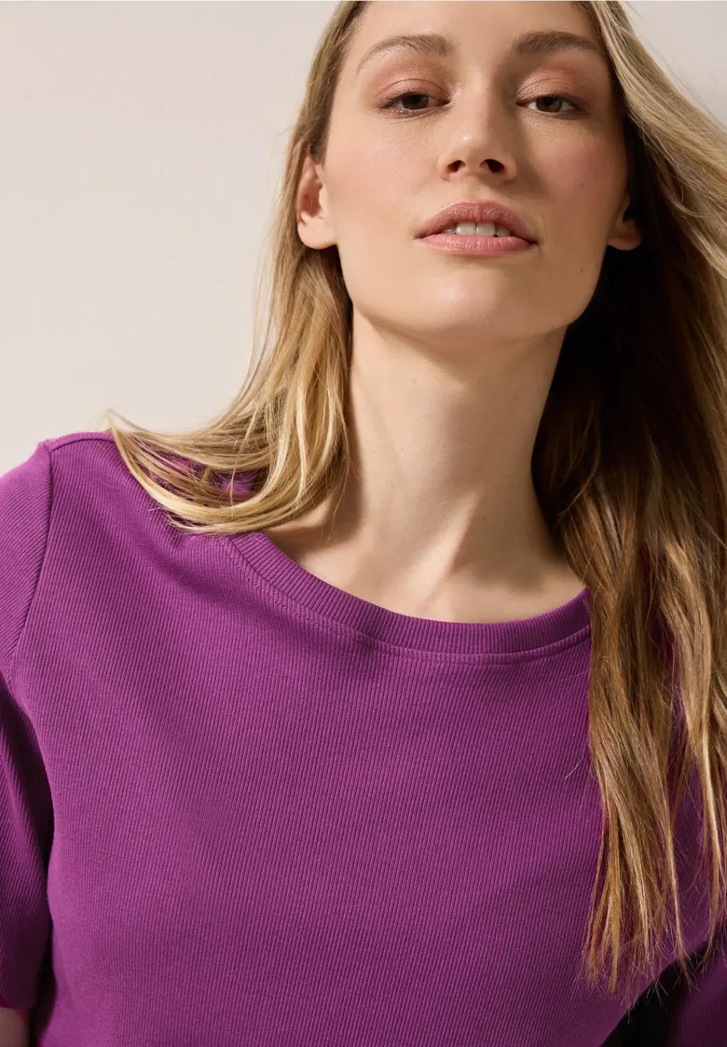 Cecil NOS Basic Rib T-Shirt