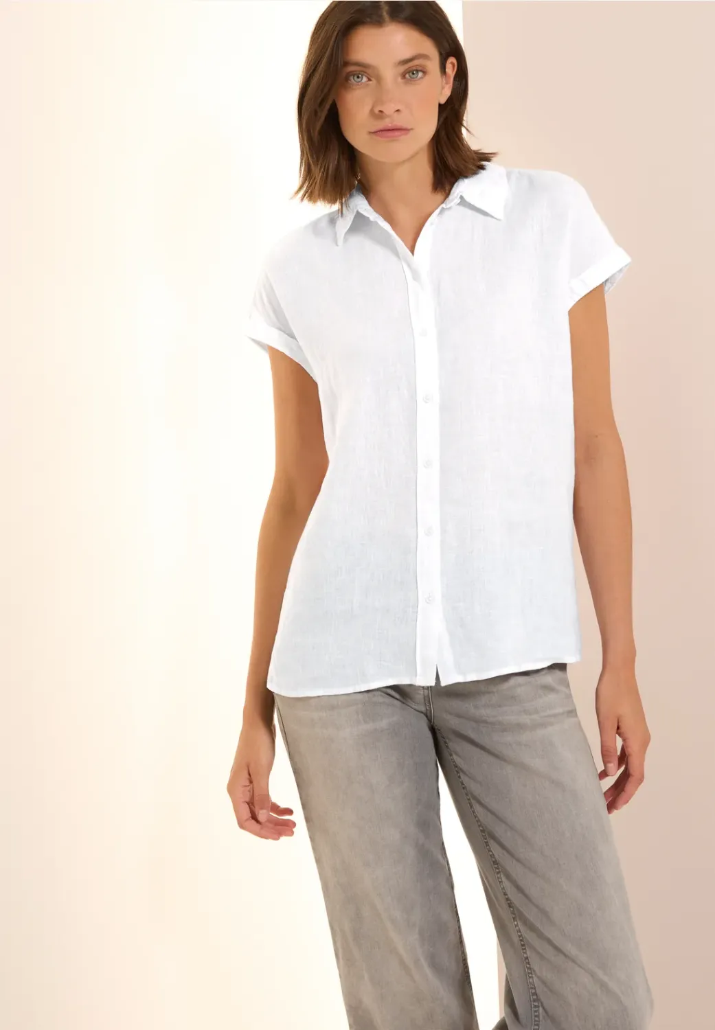 Cecil LINEN _Solid Blouse