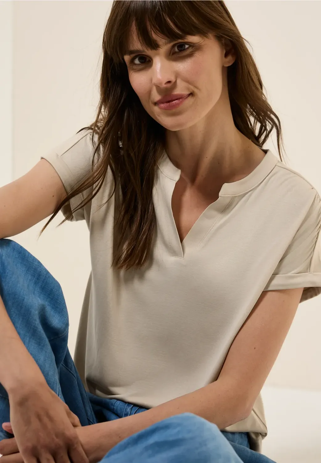 Cecil Soft Modal Tunic With Gathe