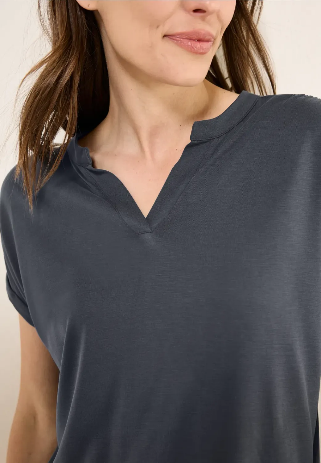 Cecil Soft Modal Tunic With Gathe