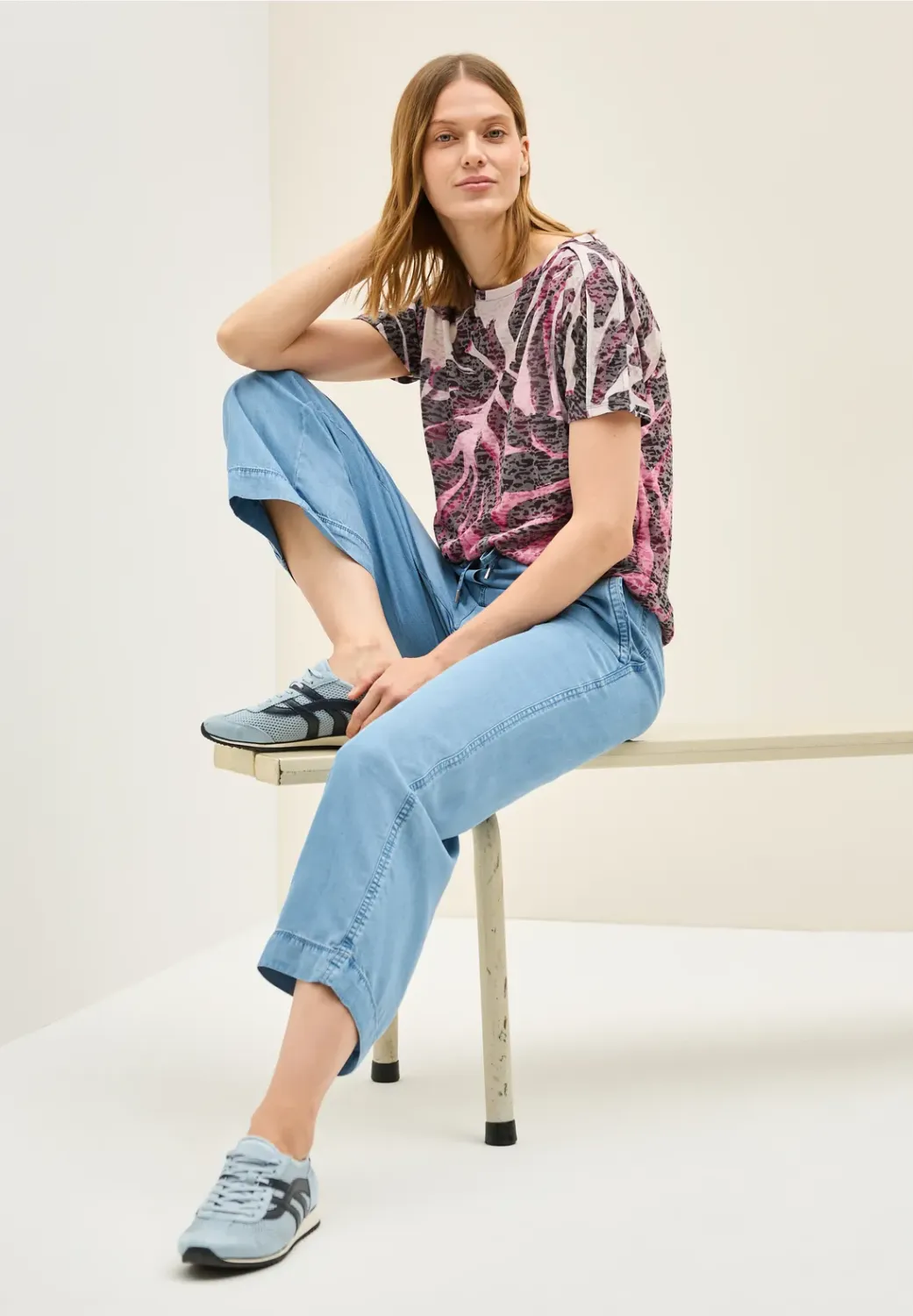Cecil Fusion Burnout T-Shirt