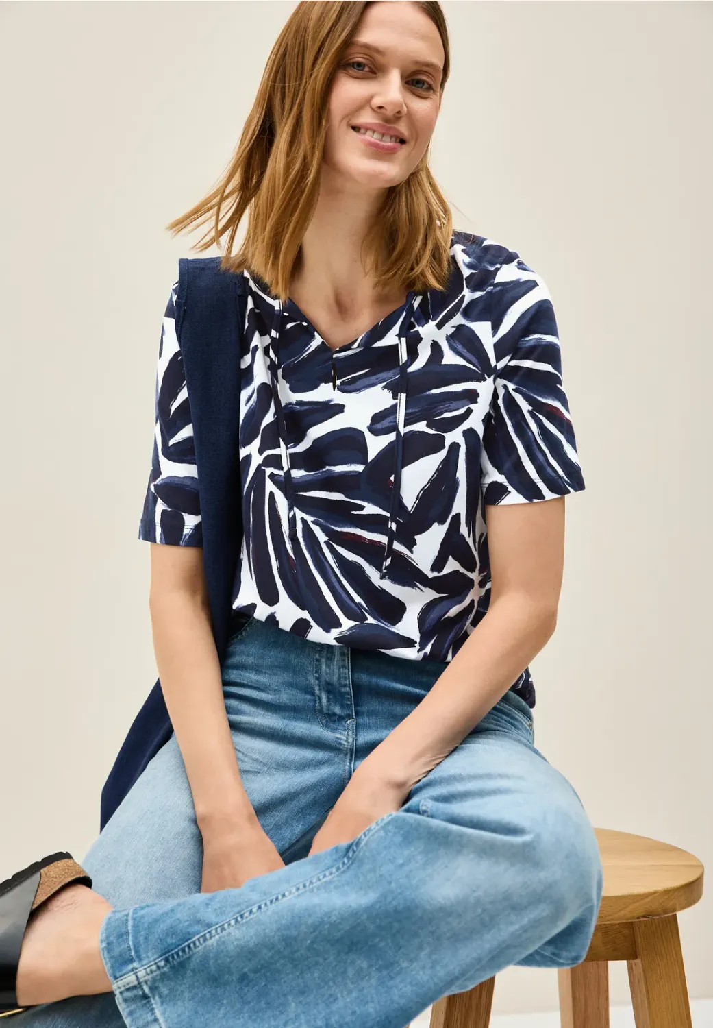 Cecil Big Leaf AOP Tunic