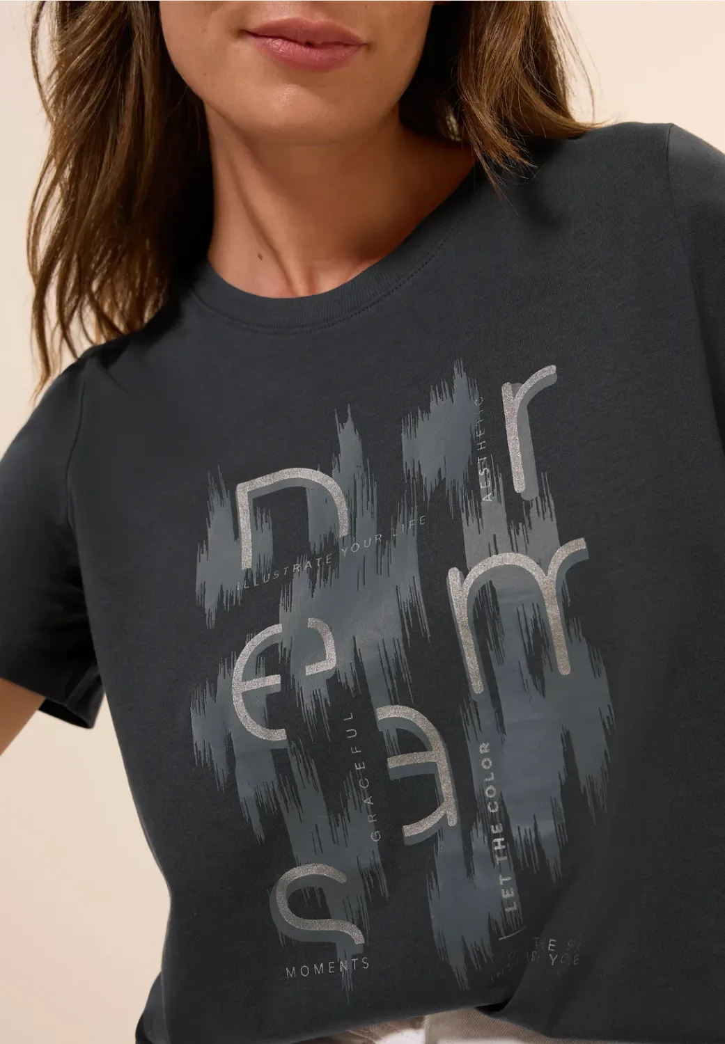 Cecil Metallic Foil FP T-Shirt