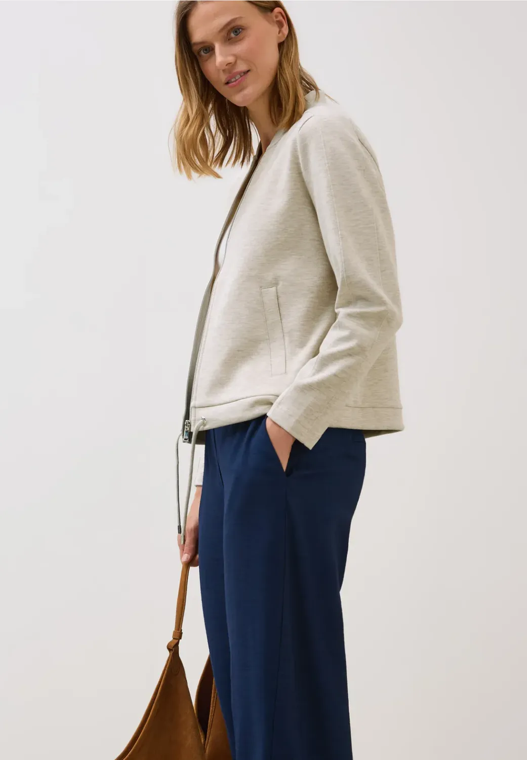 Cecil Sweat Blouson with Strings
