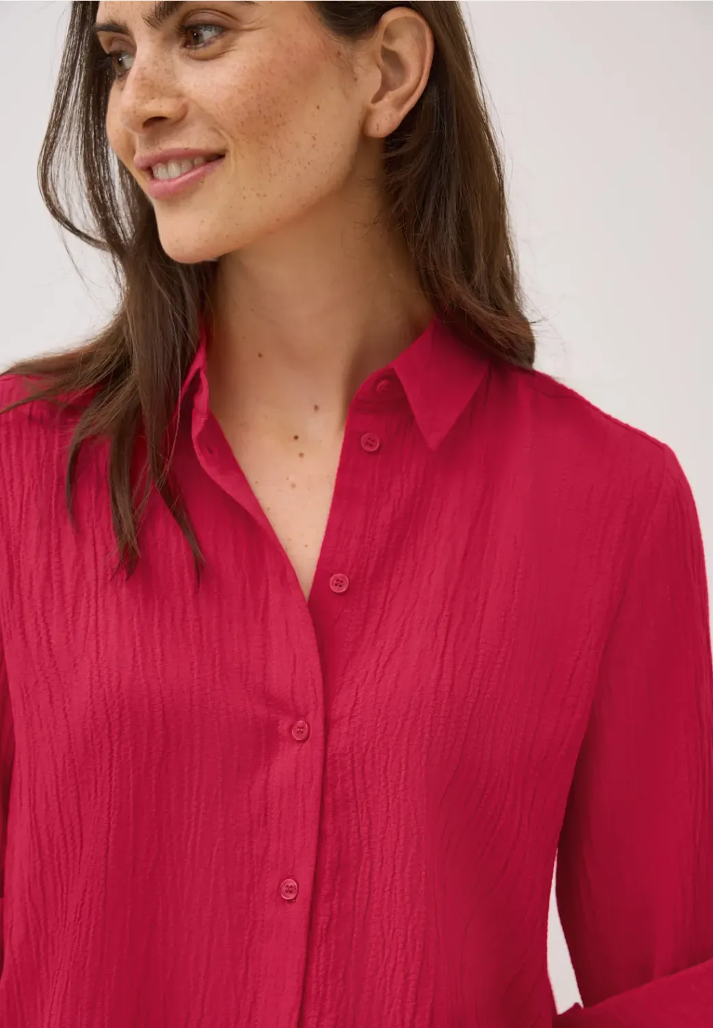 Cecil Solid Structure Blouse