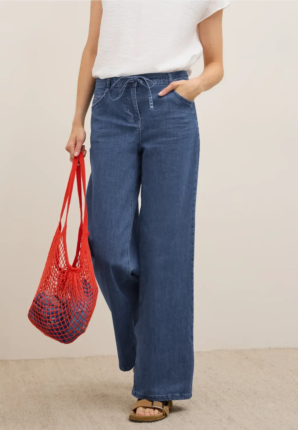 Cecil Style Neele FLARE Mid Blue