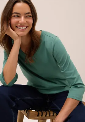 Cecil NOS Basic V-Neck T-Shirt