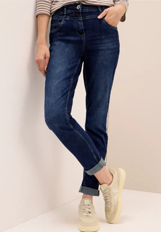 Jeans met hoge taille voor dames in Blauw - TORONTO Jeans met hoge taille voor dames in Blauw - TORONTO