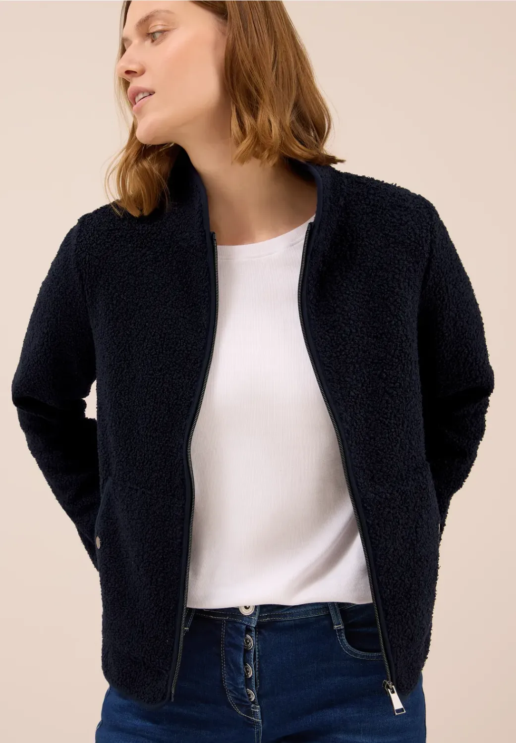 Cecil TOS Teddy T-Shirtjacket