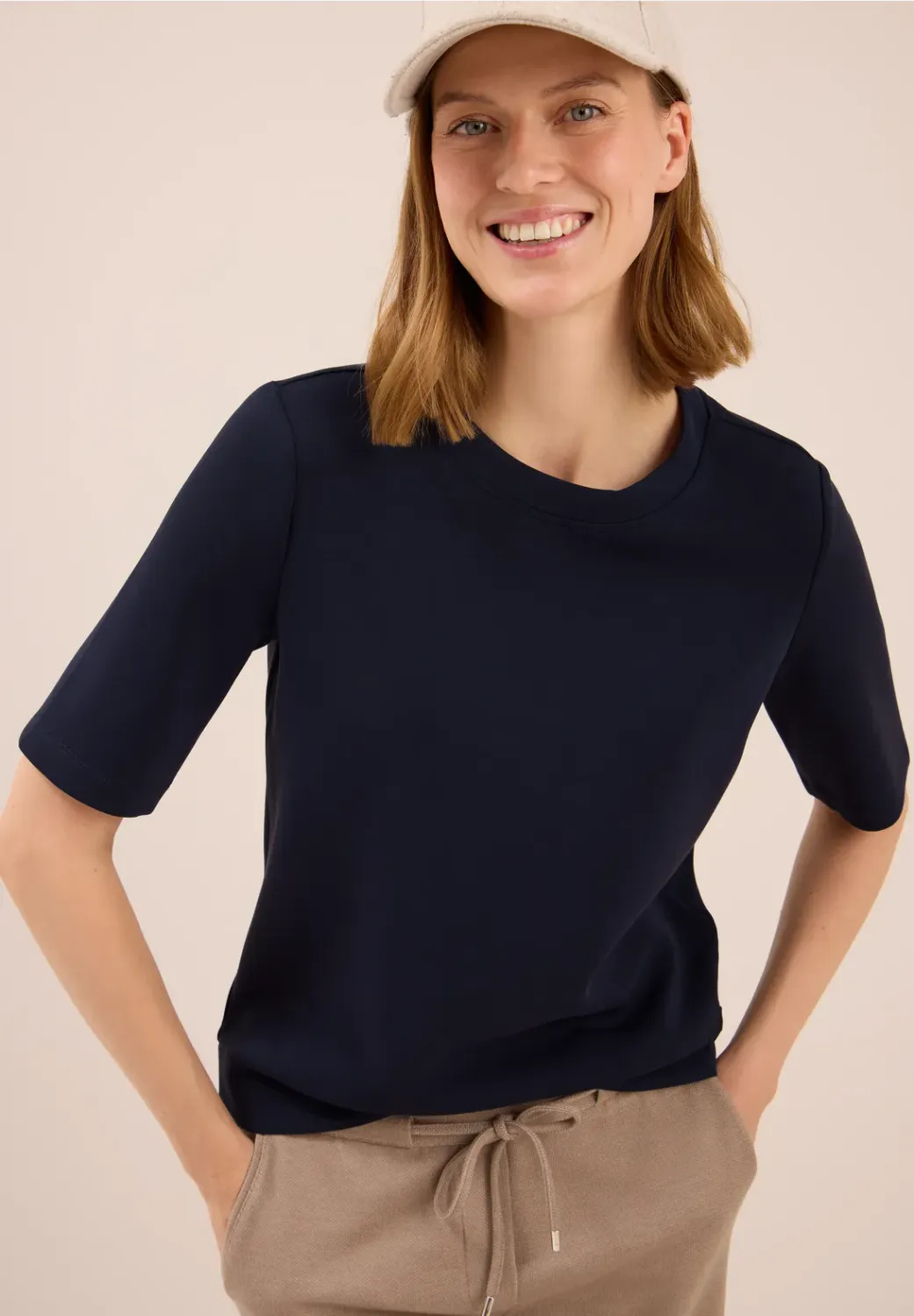 Cecil TOS Solid Soft Modal T-Shir