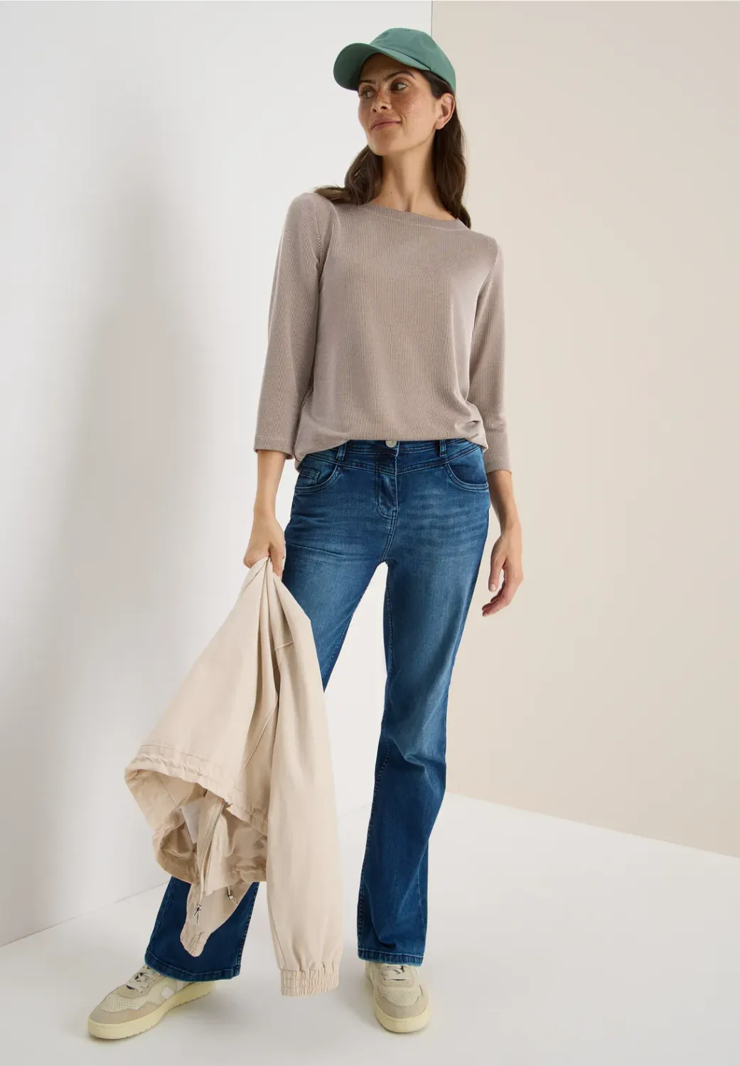Cecil TOS Vertical Striped T-Shir