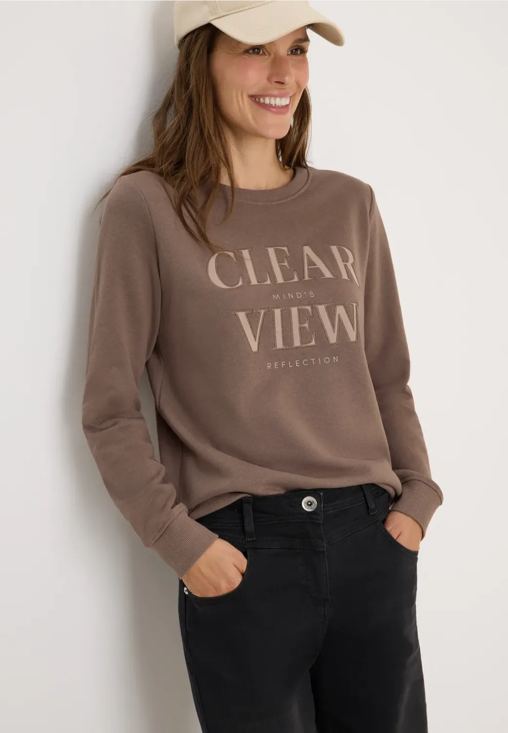Cecil TOS_Sweatshirt w. Chest Art