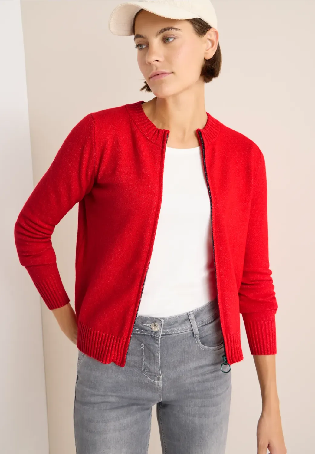 Cecil NOS_Cosy Zipper cardigan
