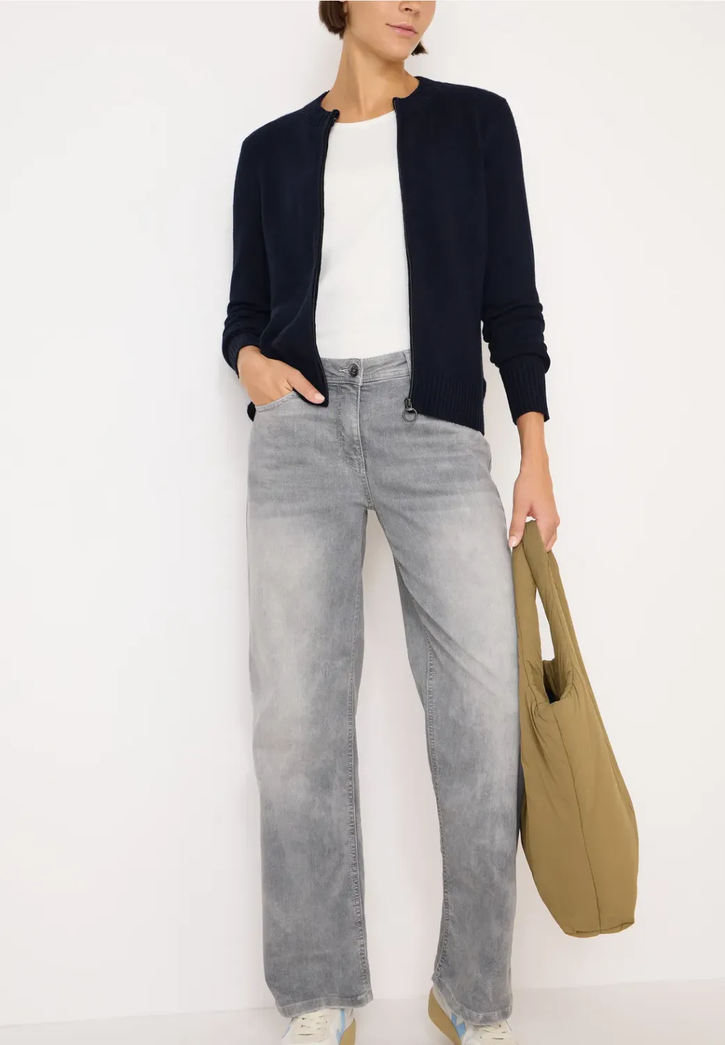 Cecil NOS_Cosy Zipper cardigan