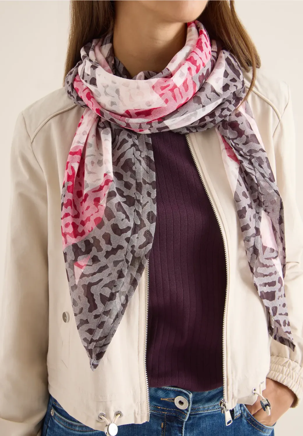 Cecil Print And Burnout Cloth