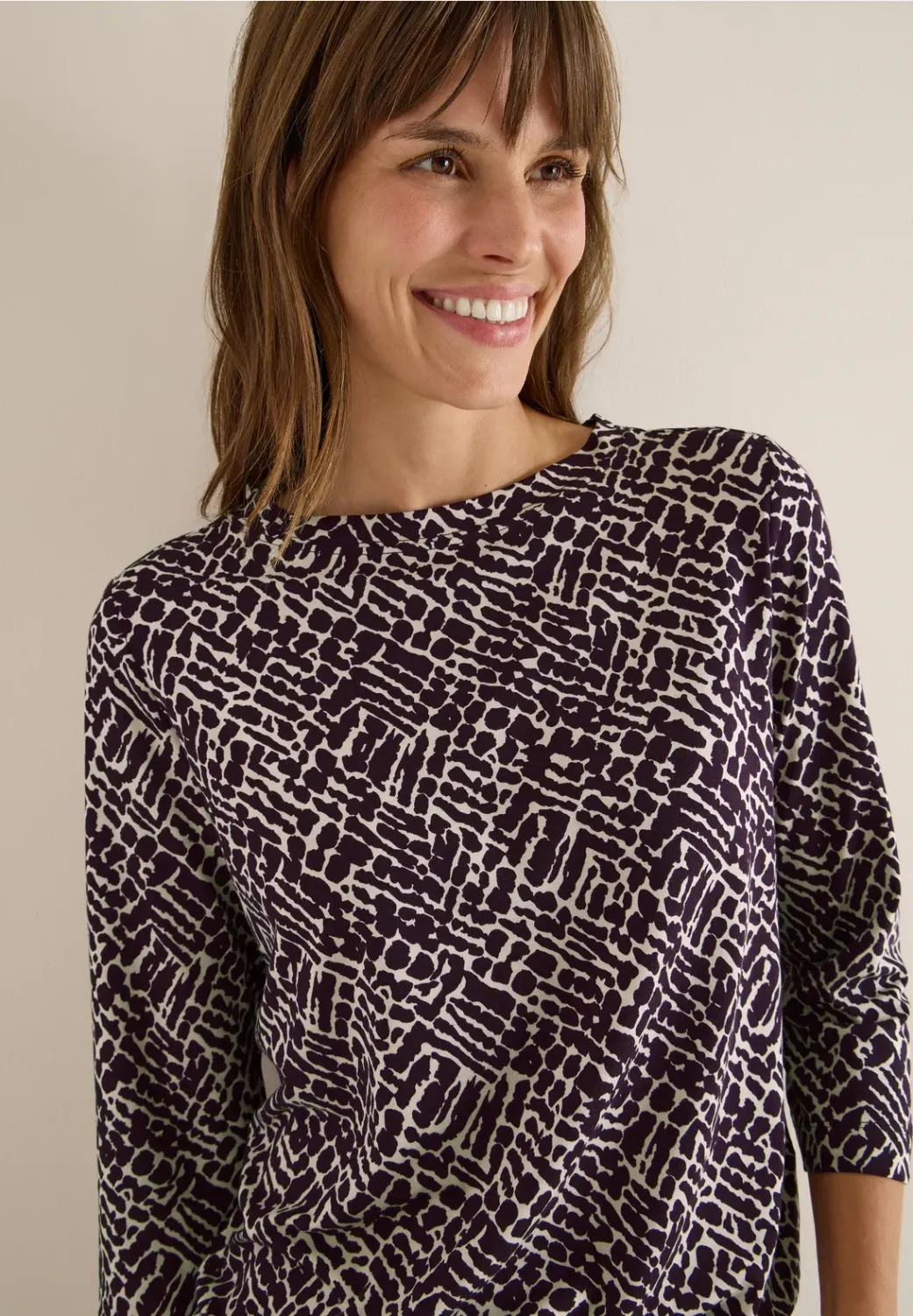 Cecil TOS Minimal AOP T-Shirt