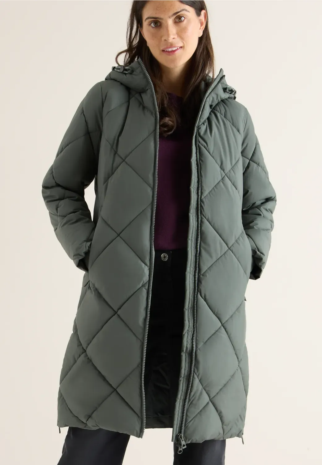 Cecil Ripstop Quilted Coat w. Tef