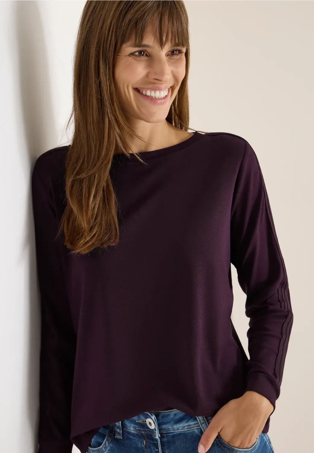 Cecil TOS T-Shirt With Shoulder T