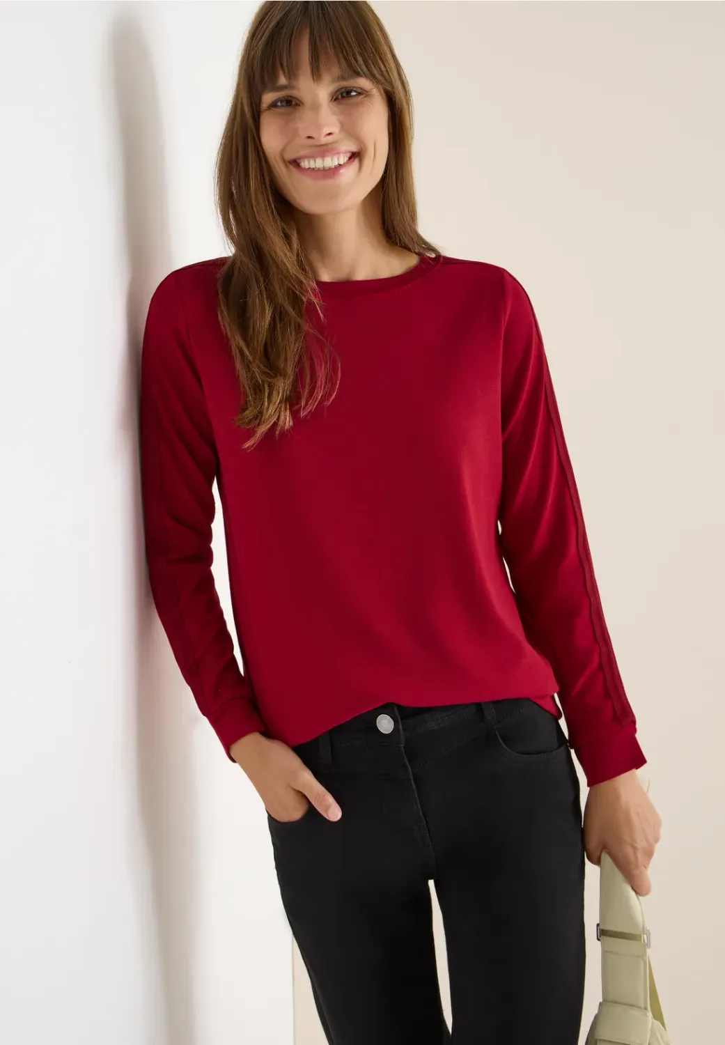 Cecil TOS T-Shirt With Shoulder T
