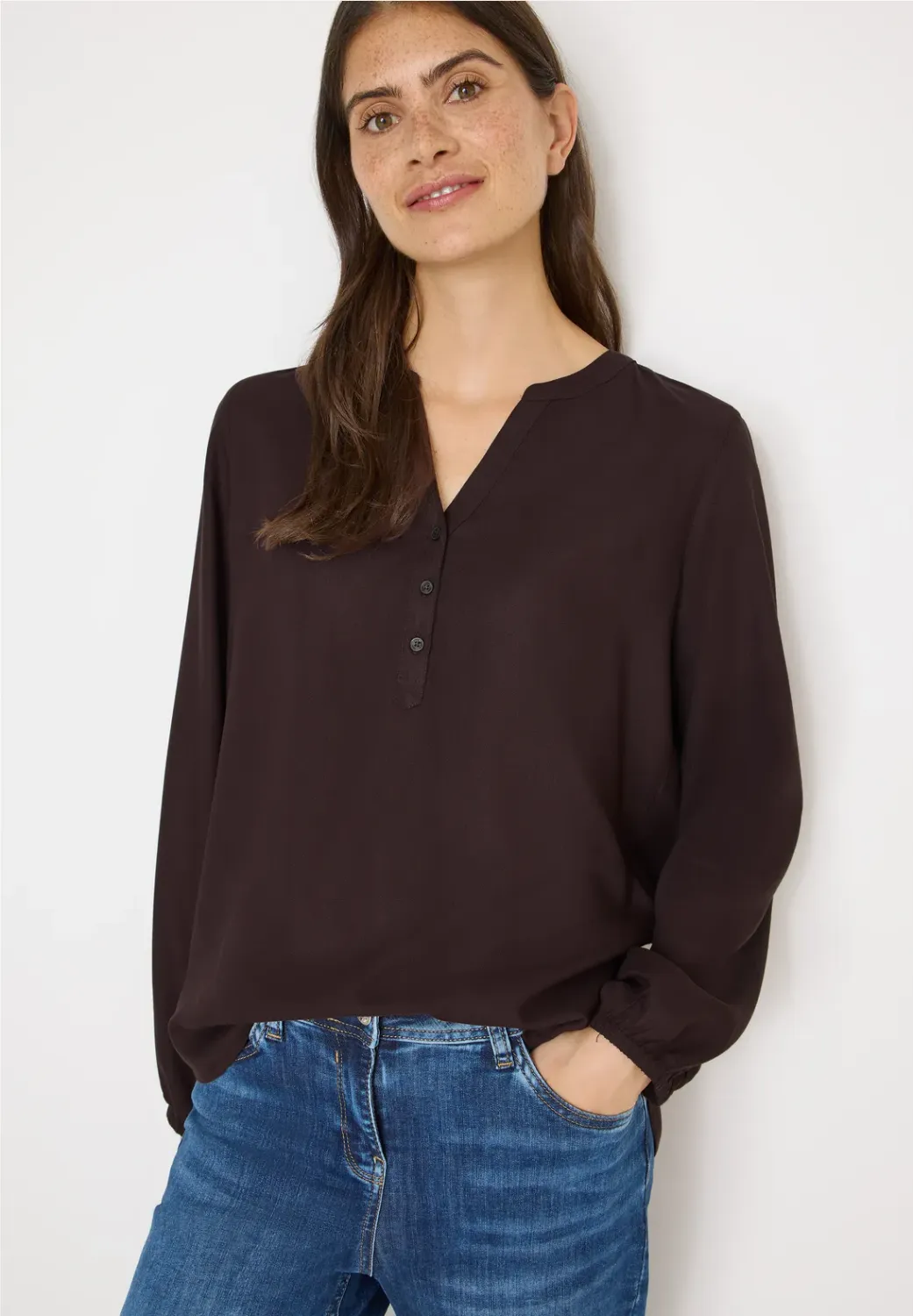 Cecil Solid Blouse