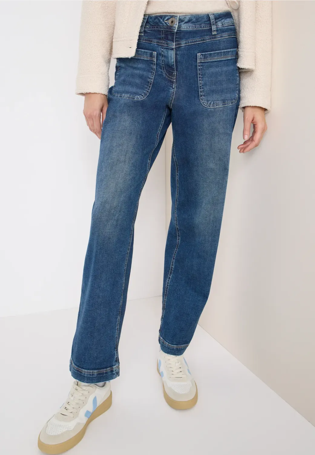 Cecil Style TOS Neele Mid Blue Pa