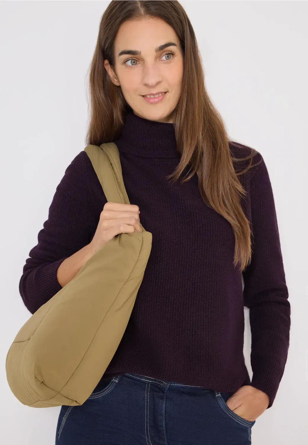 Cecil structured big collar
