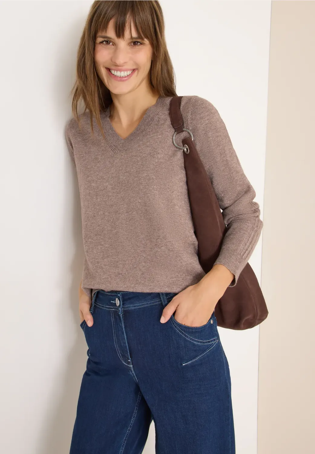 Cecil Cosy short V-neck