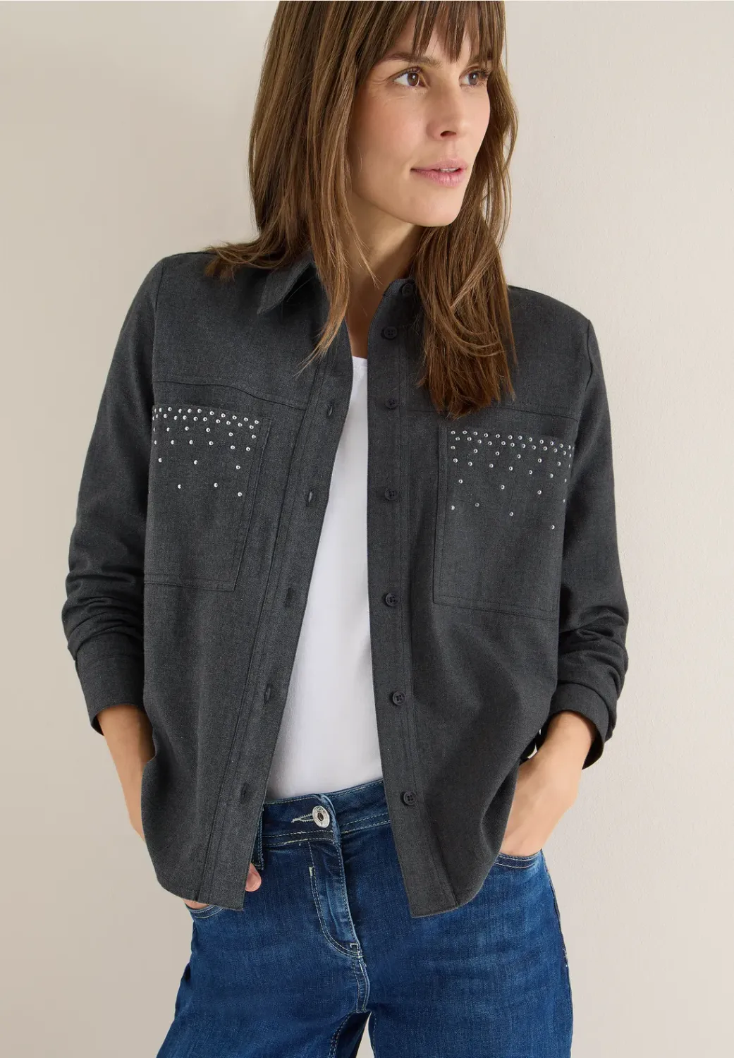 Cecil Flanell Blouse