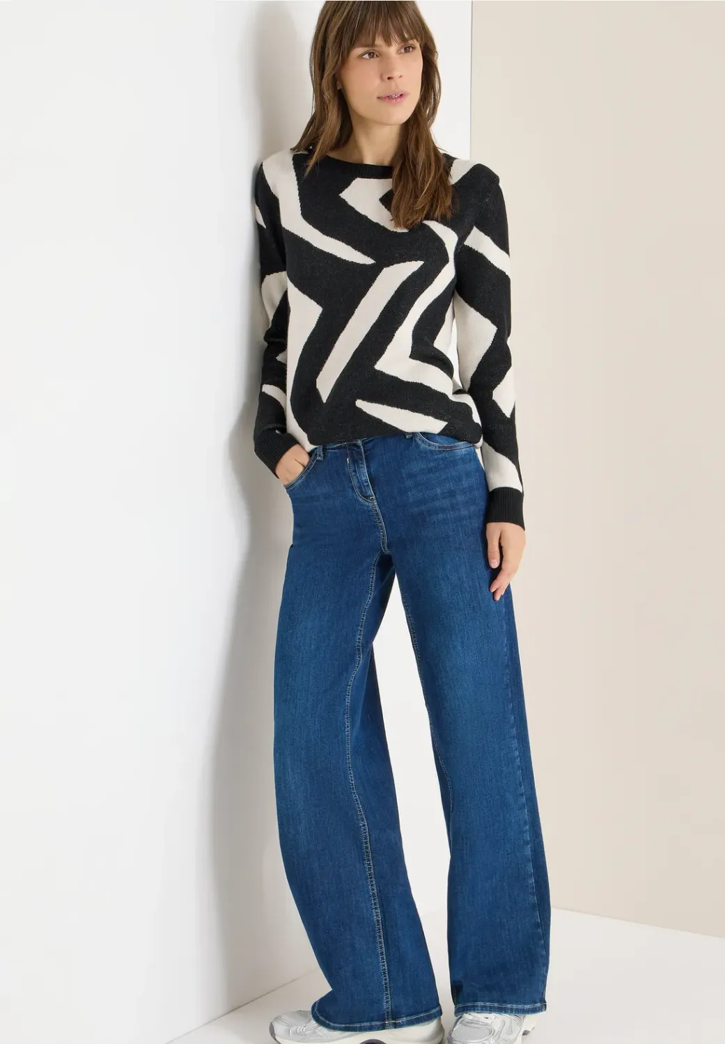 Cecil Cosy AOP Boatneck