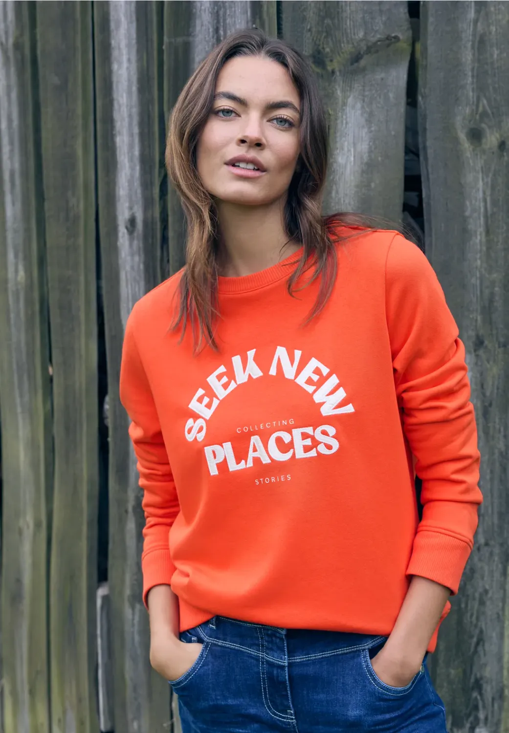 Cecil Sweatshirt with Embroidery