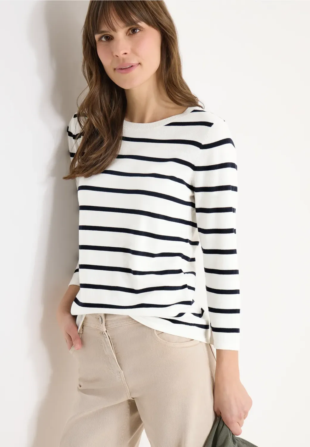Cecil Striped Roundneck Sweater