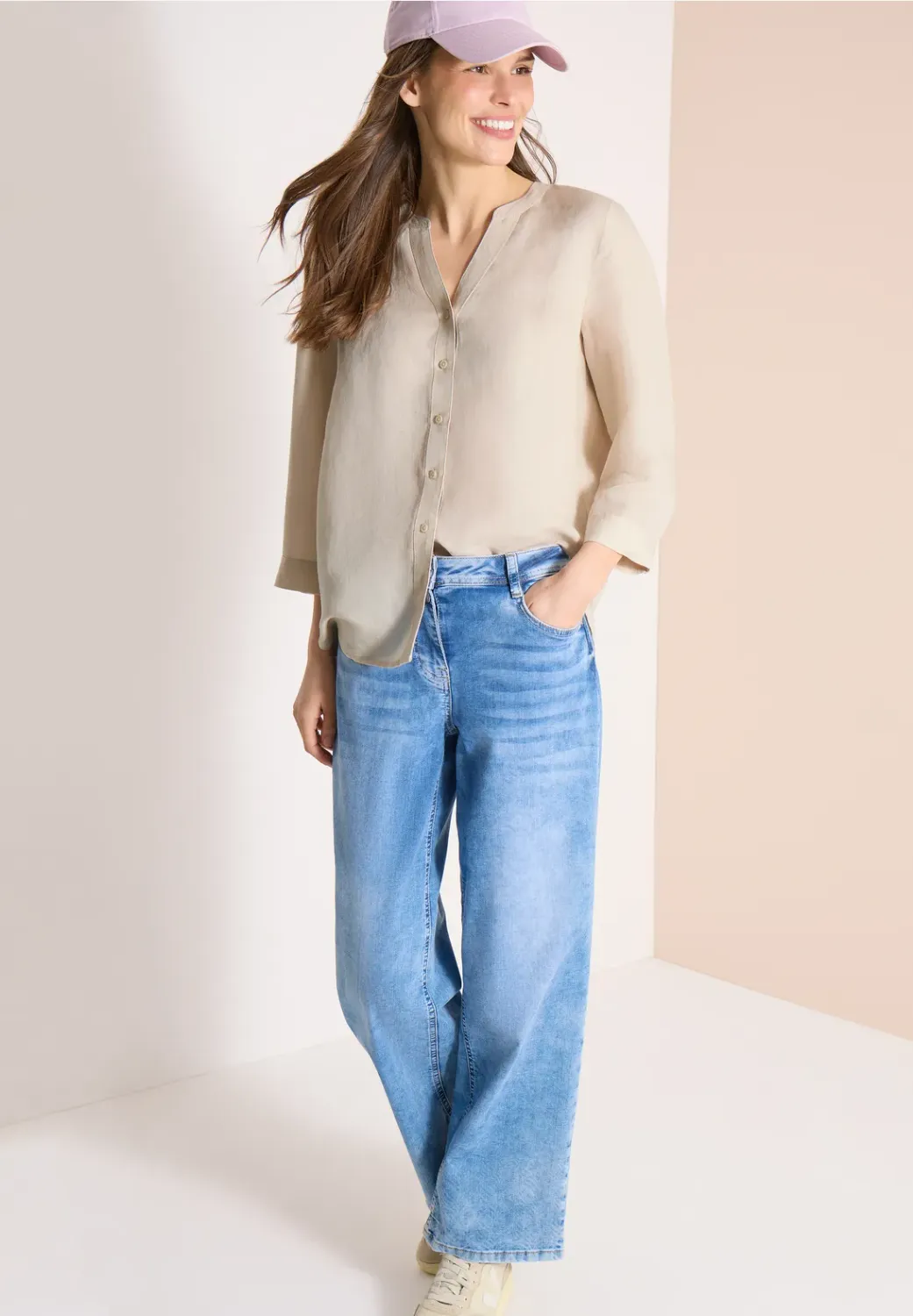 Cecil LI/CV_Solid Color Blouse