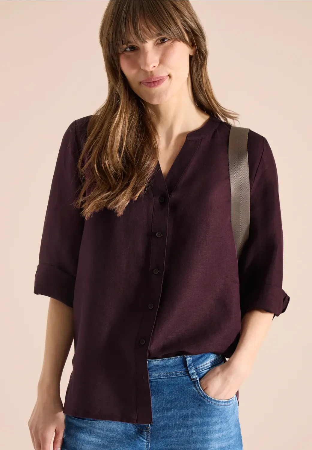 Cecil LI/CV_Solid Color Blouse