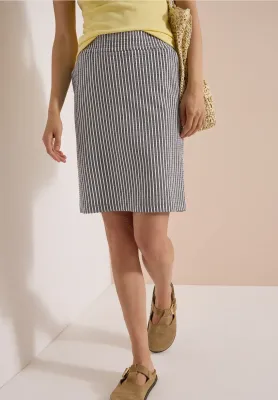 Cecil Jogg Skirt Seersucker Strip