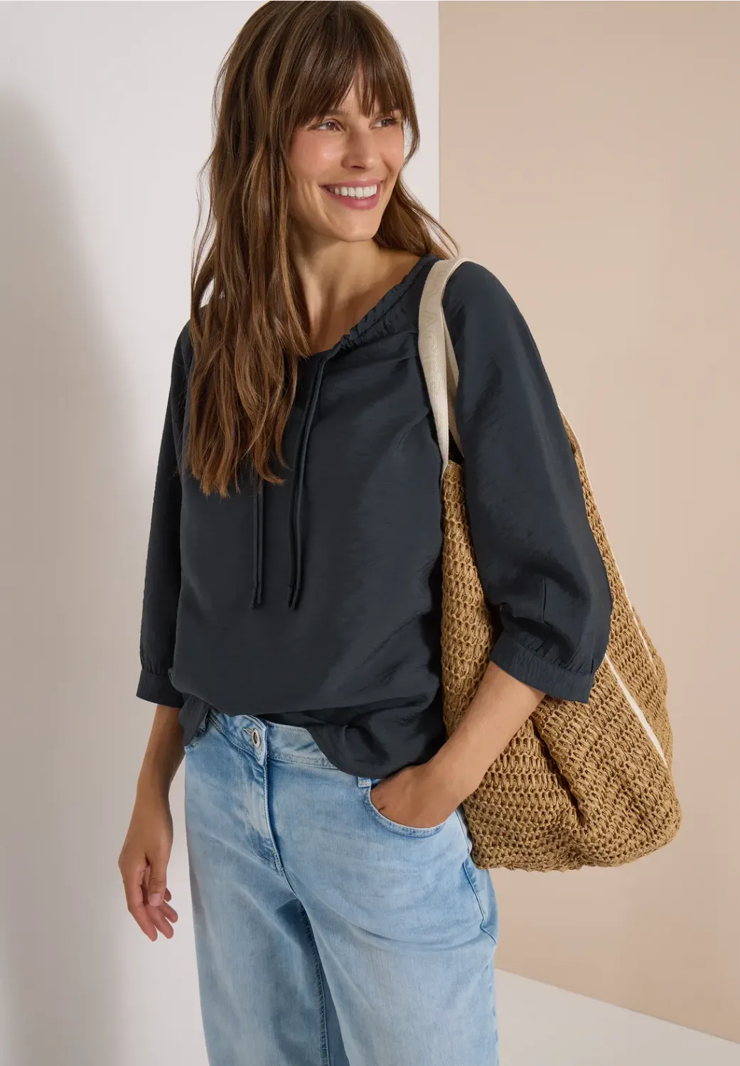 Cecil EOS_solid Carmen Blouse