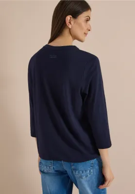 Cecil Solid Mesh Tunic