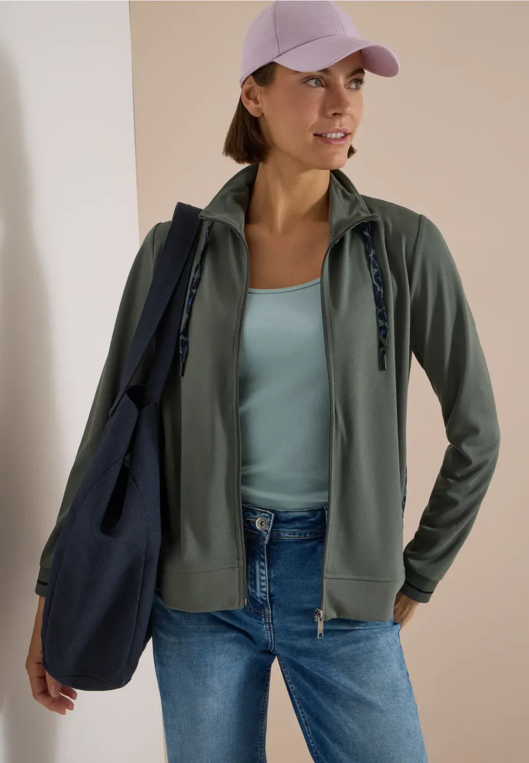 Cecil Stand Up Collar Jacket