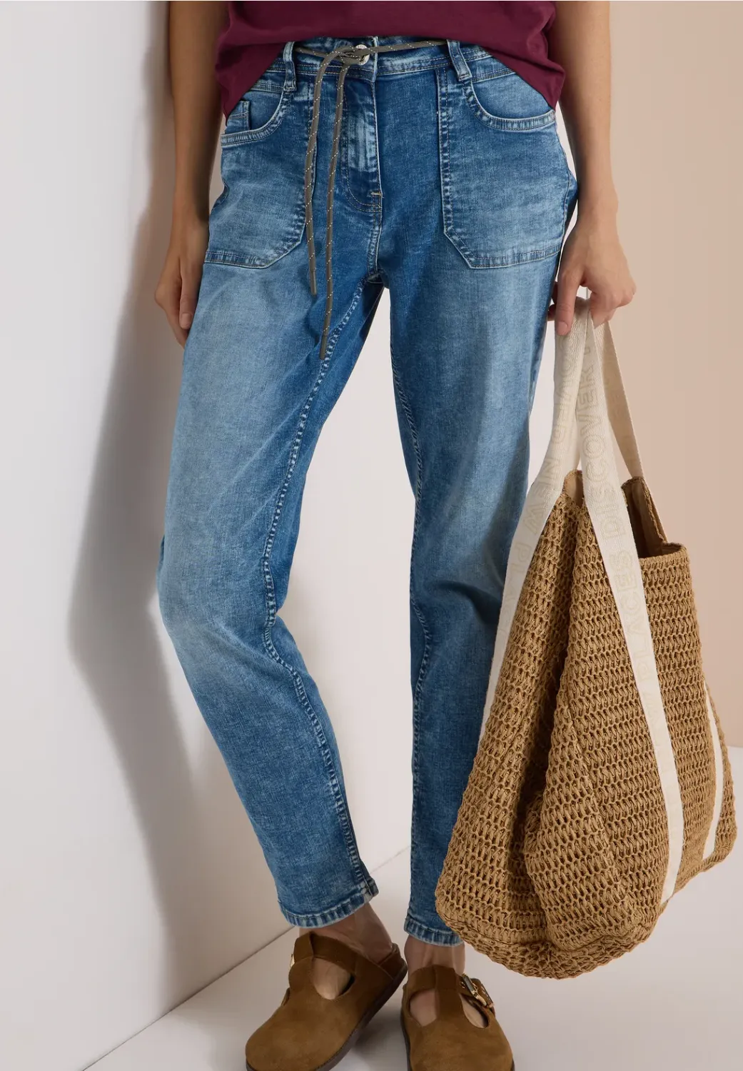 Cecil Style Tracey Mid Blue Patch