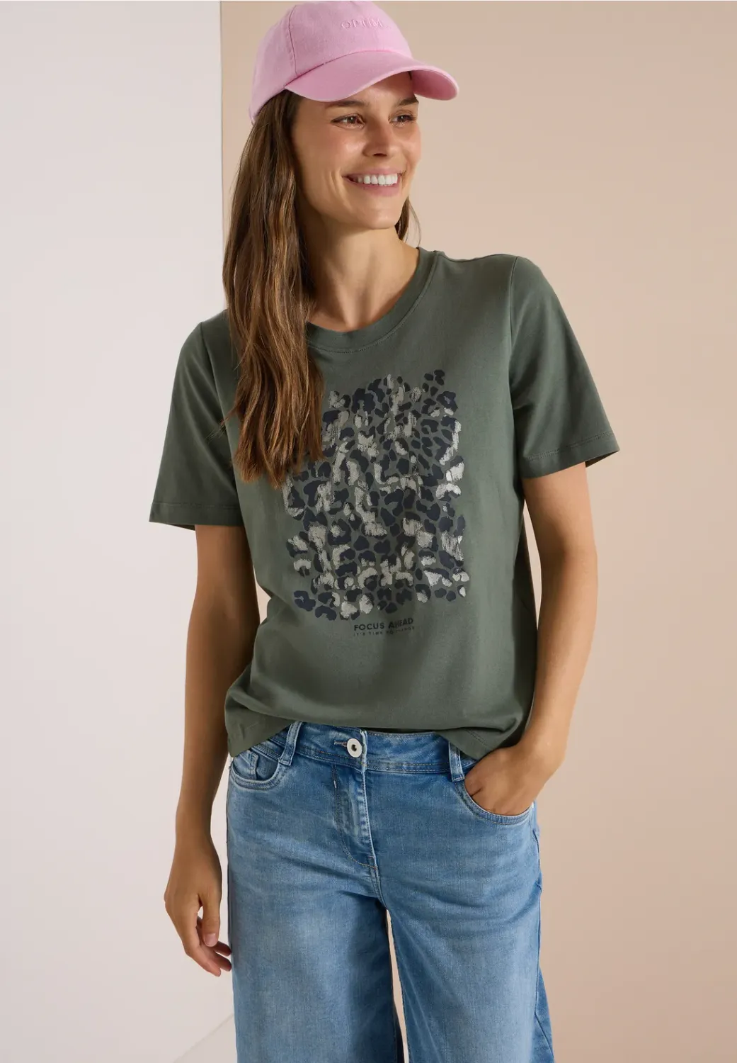 Cecil Basic Leo FP T-Shirt