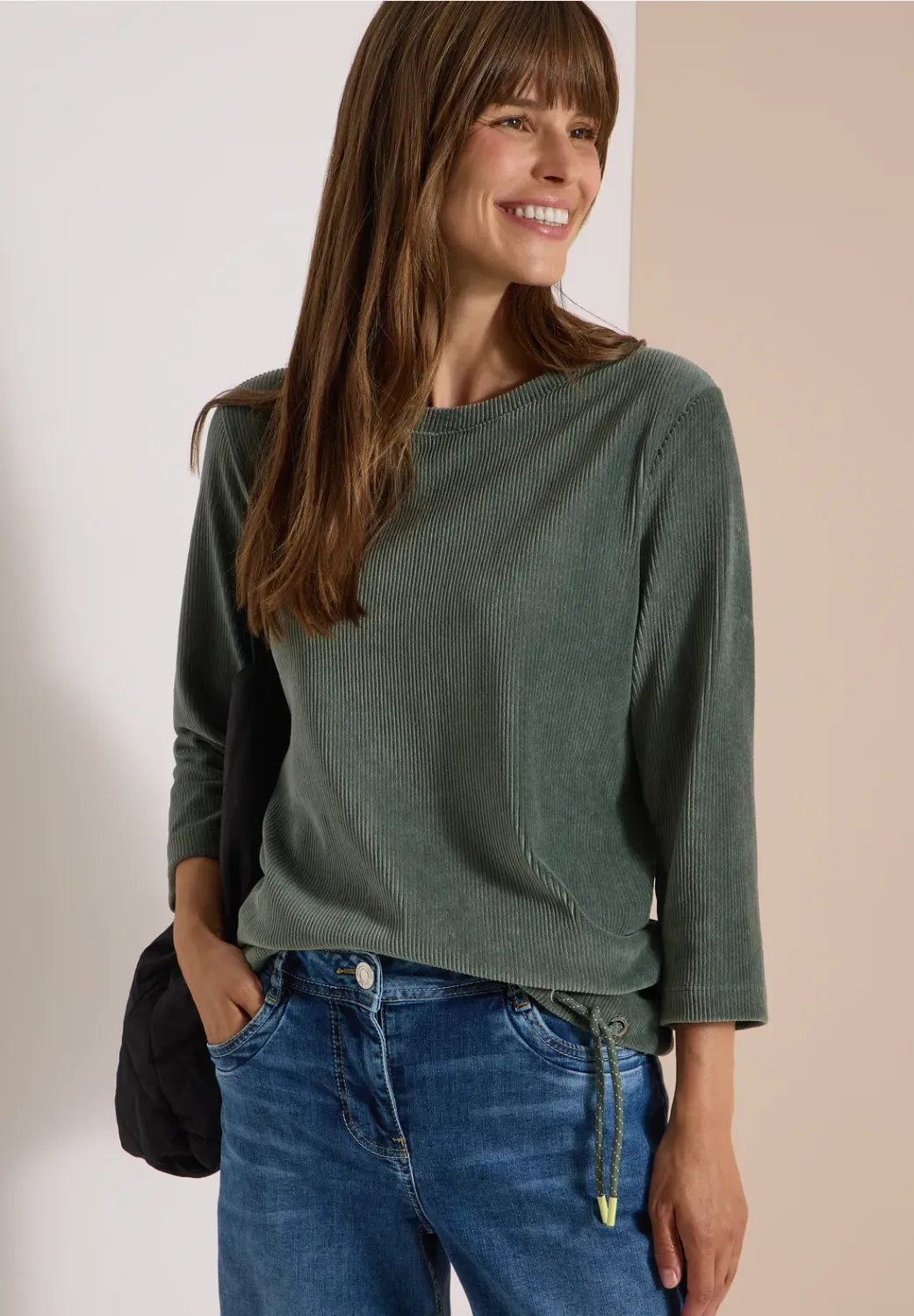 Cecil Solid Cord Shirt