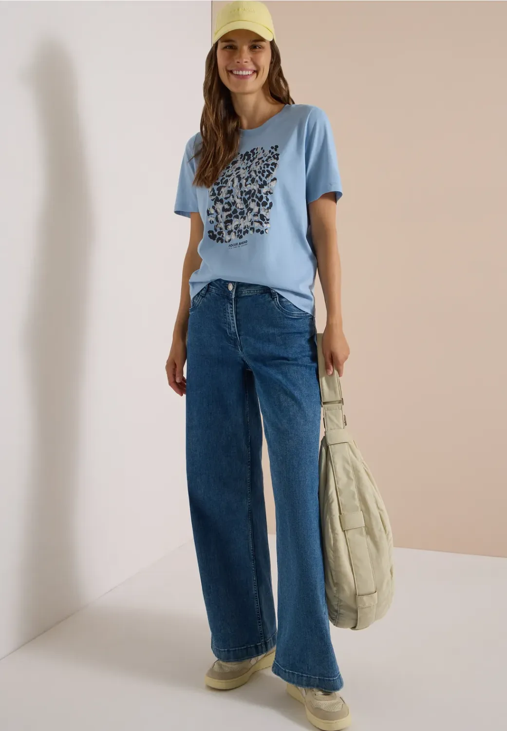Cecil Basic Leo FP T-Shirt