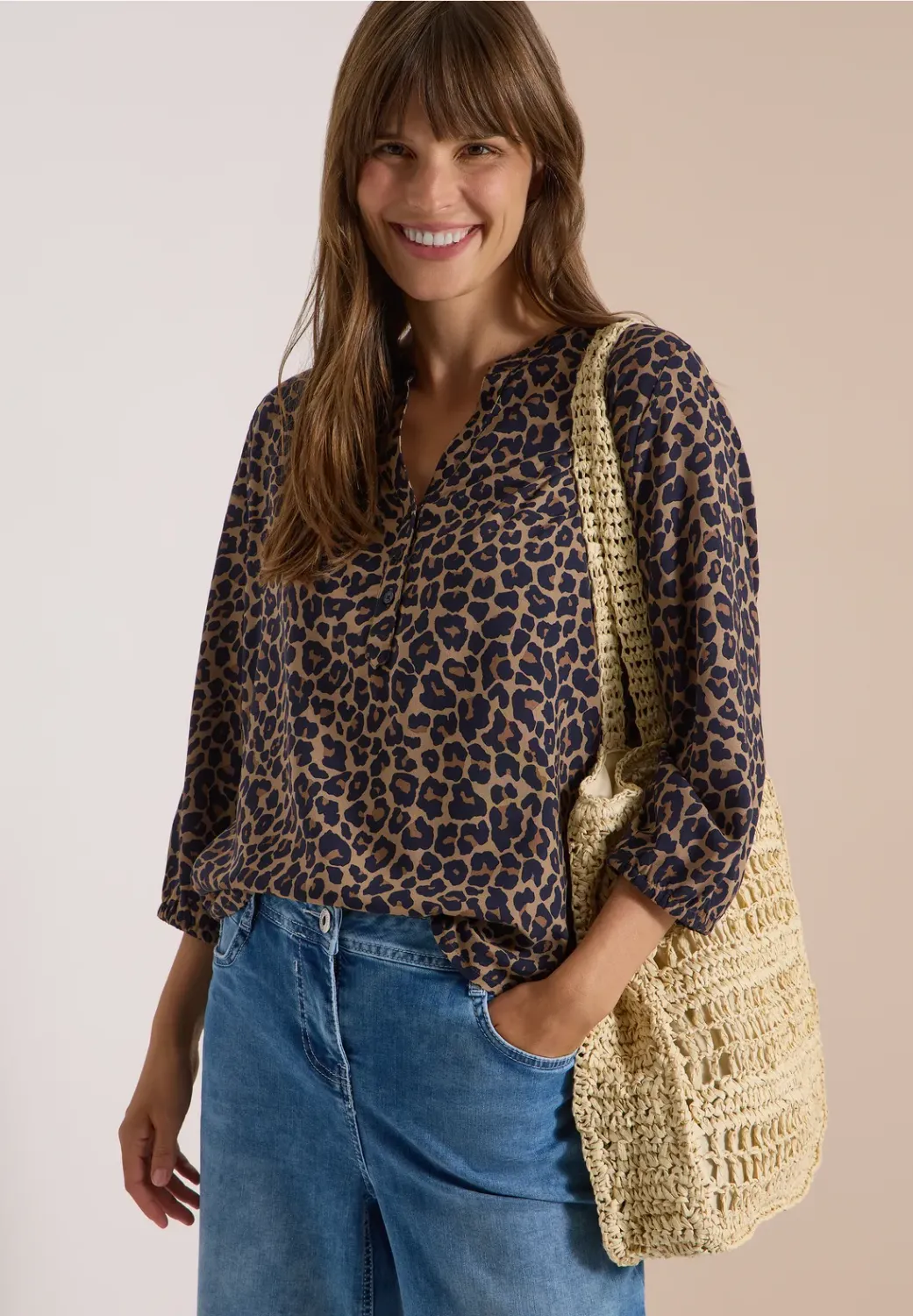 Cecil Leo AOP Blouse