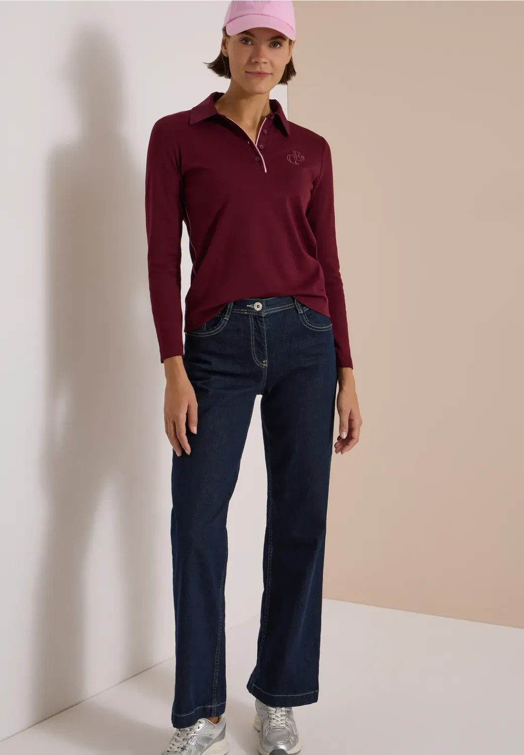 Cecil Solid Poloshirt
