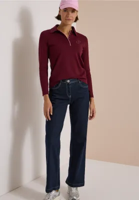 Cecil Solid Poloshirt