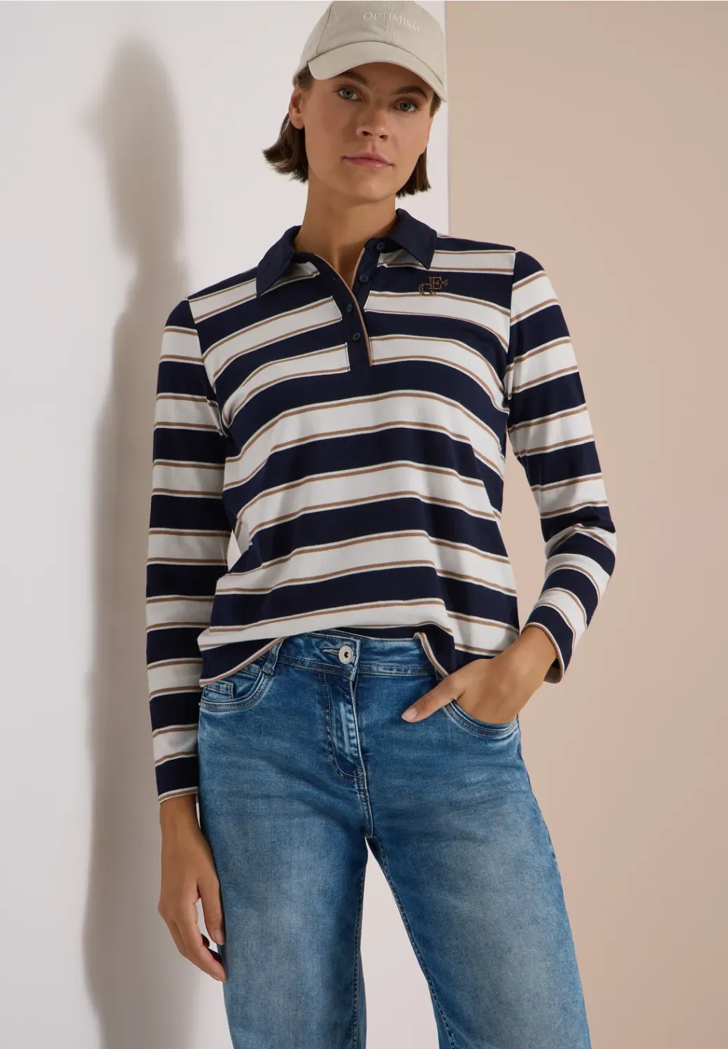 Cecil Striped Poloshirt