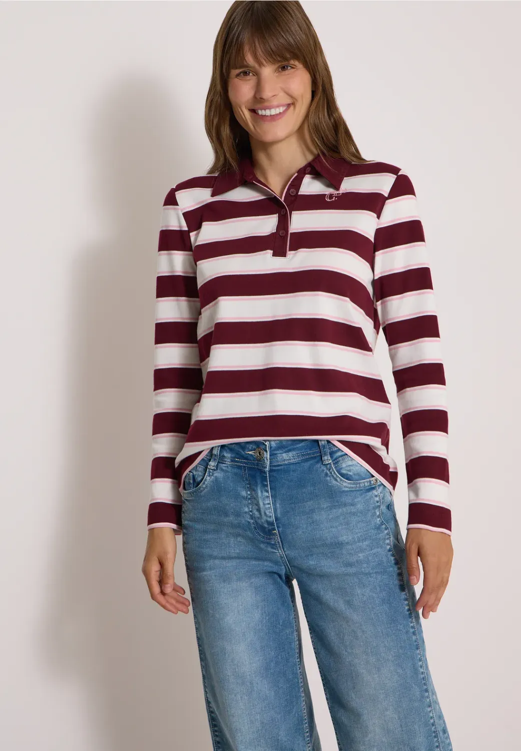 Cecil Striped Poloshirt