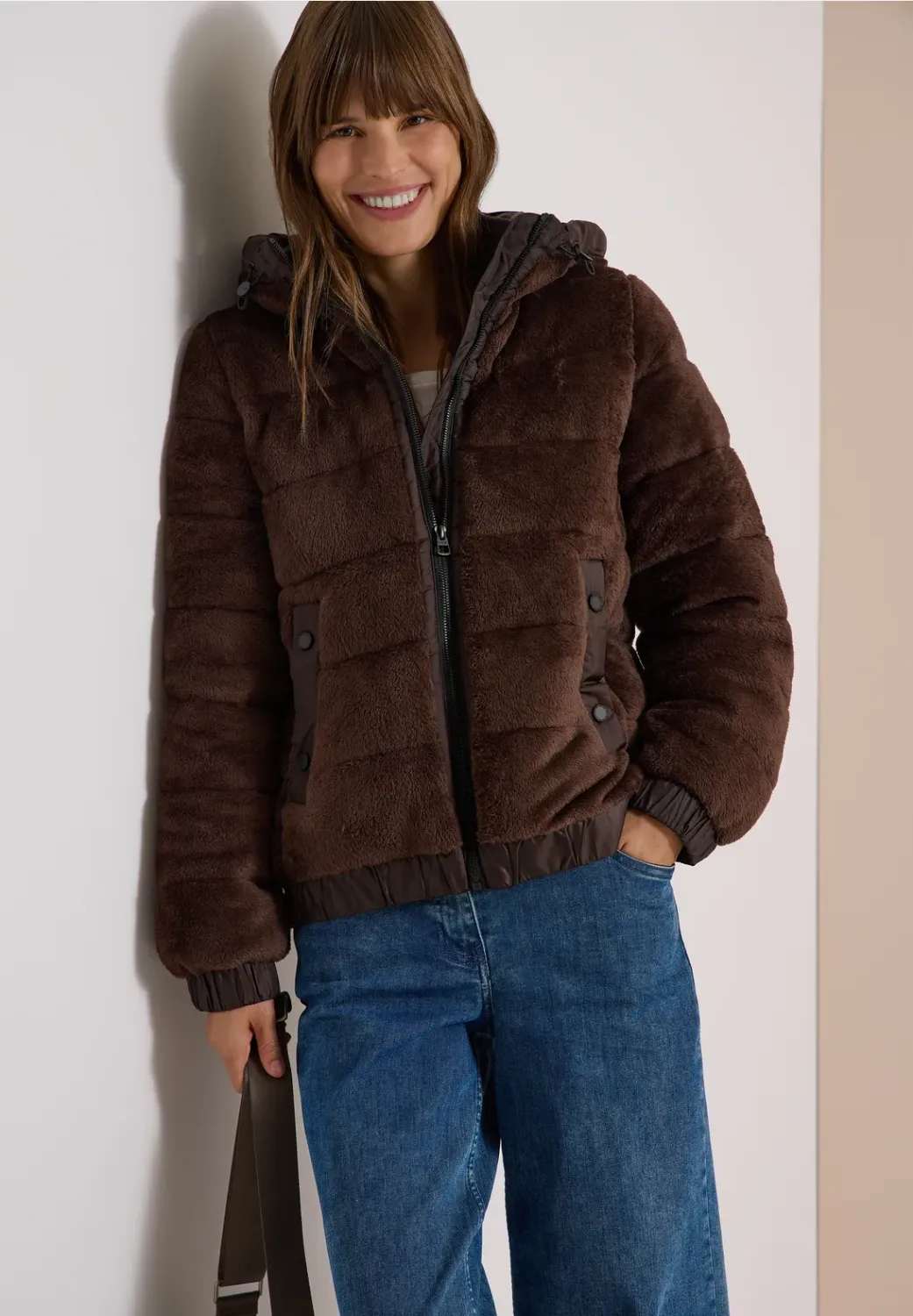 Cecil Padded Fur Jacket