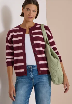 Cecil Striped cosy round neck
