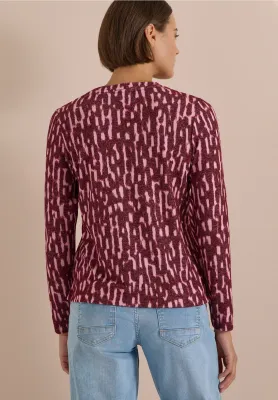 Cecil Cosy Melange AOP Roundneck