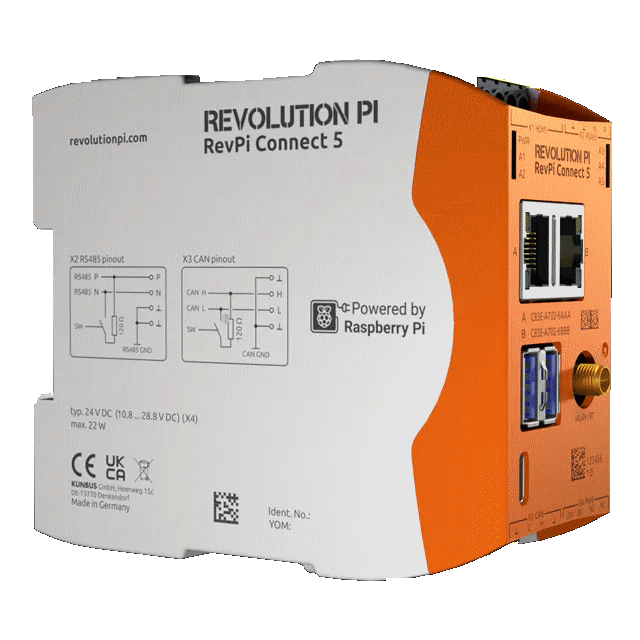 Revolution PI by Kunbus RevPI Connect 5 32Go 4Go + 1xCAN FD